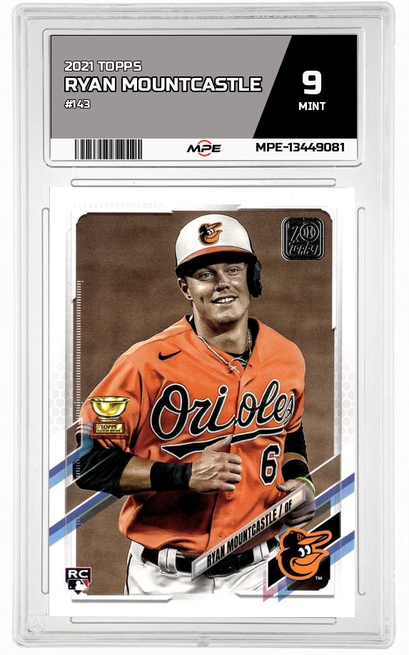2021 TOPPS #143 RYAN MOUNTCASTLE MPE 9 MINT — graded card auctioned from the MPE vault