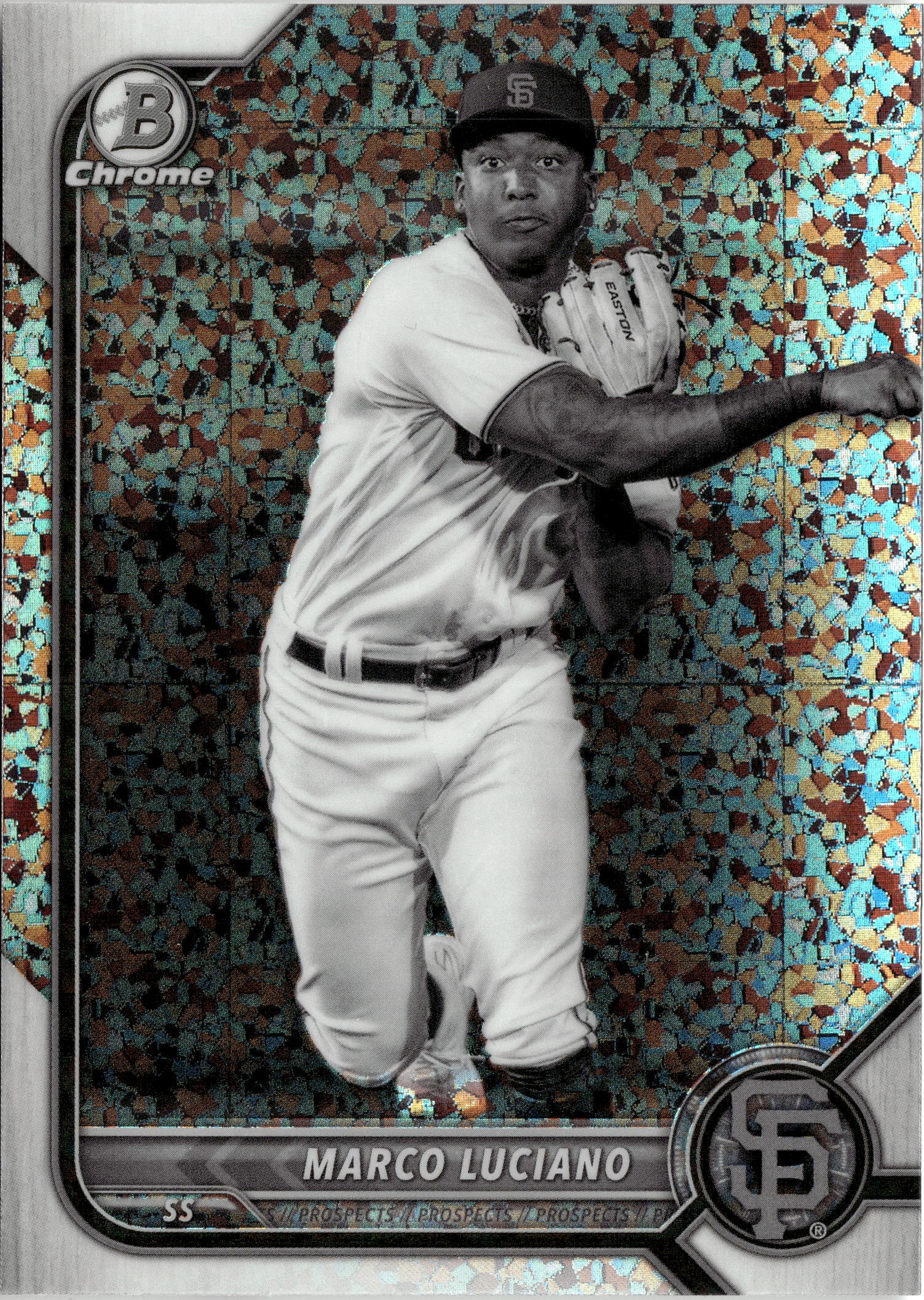 2022 Bowman Chrome Marco Luciano graded slab