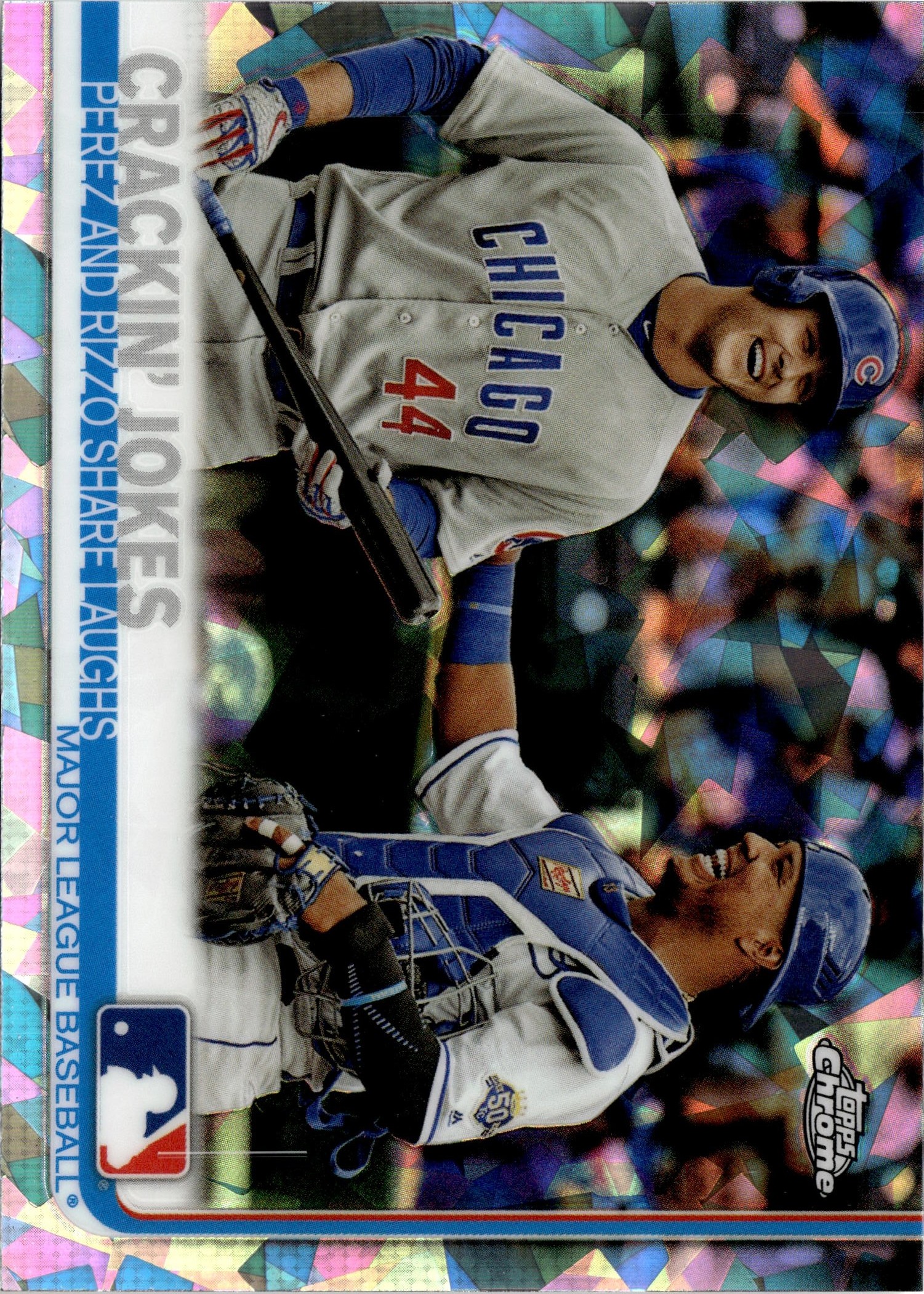 2019 Topps Chrome Perez / Rizzo graded slab
