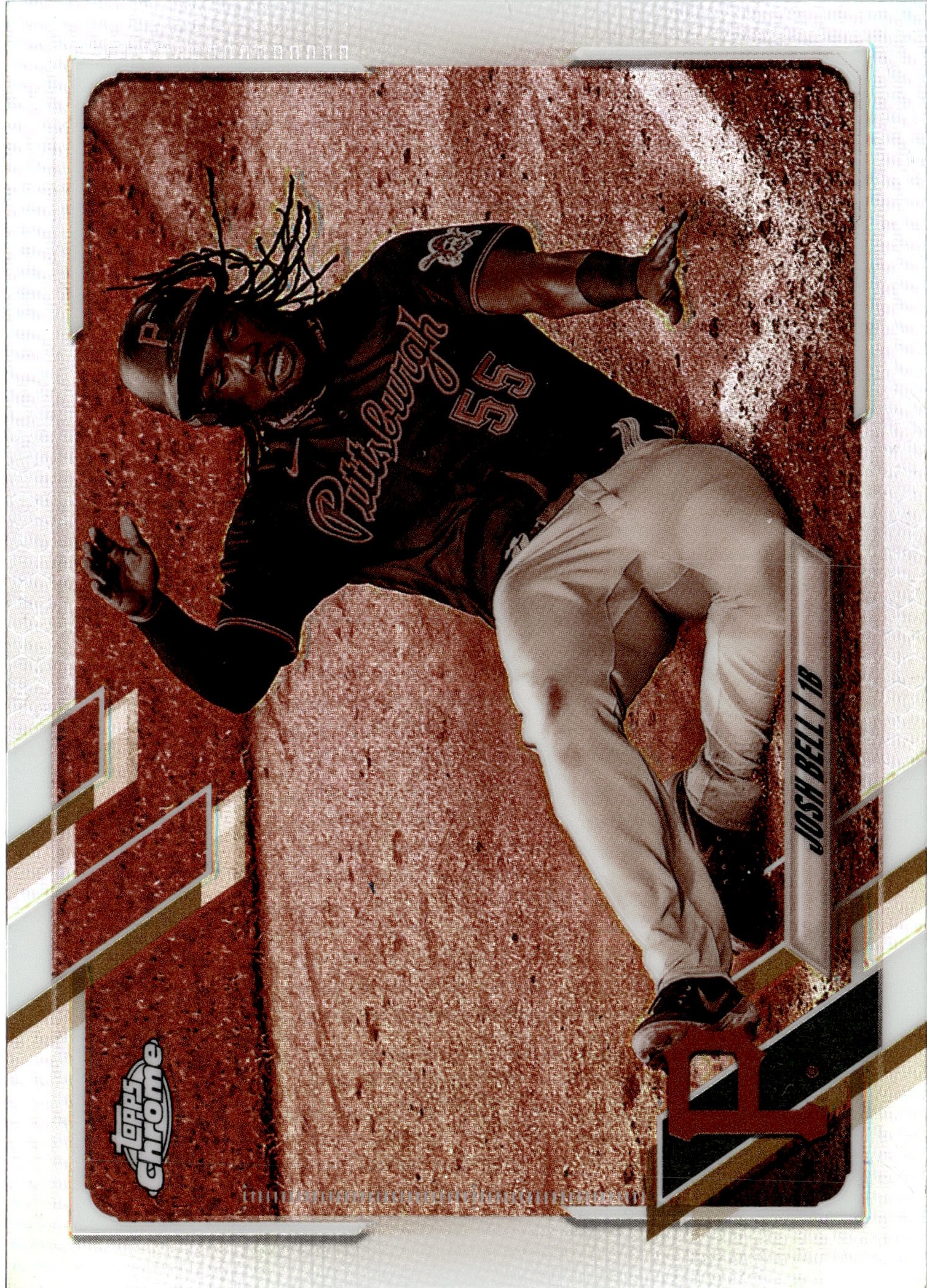 2021 Topps Chrome Josh Bell graded slab