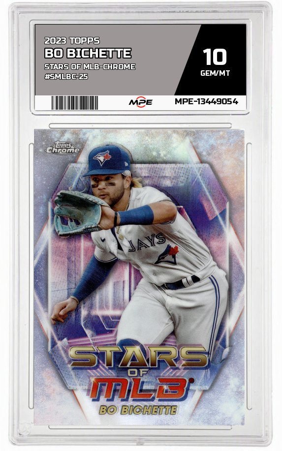 2023 TOPPS STARS OF MLB-CHROME #SMLBC-25 BO BICHETTE MPE 10 GEM/MT — graded card auctioned from the MPE vault