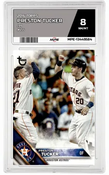 2016 TOPPS /99 #455 PRESTON TUCKER MPE 8 NM/MT — graded card up for auction