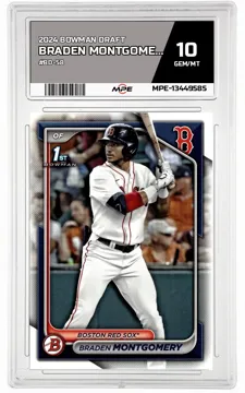 2024 BOWMAN DRAFT #BD-58 BRADEN MONTGOMERY MPE 10 GEM/MT — graded card up for auction
