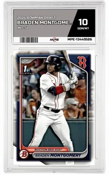 2024 BOWMAN DRAFT #BD-58 BRADEN MONTGOMERY MPE 10 GEM/MT — graded card up for auction