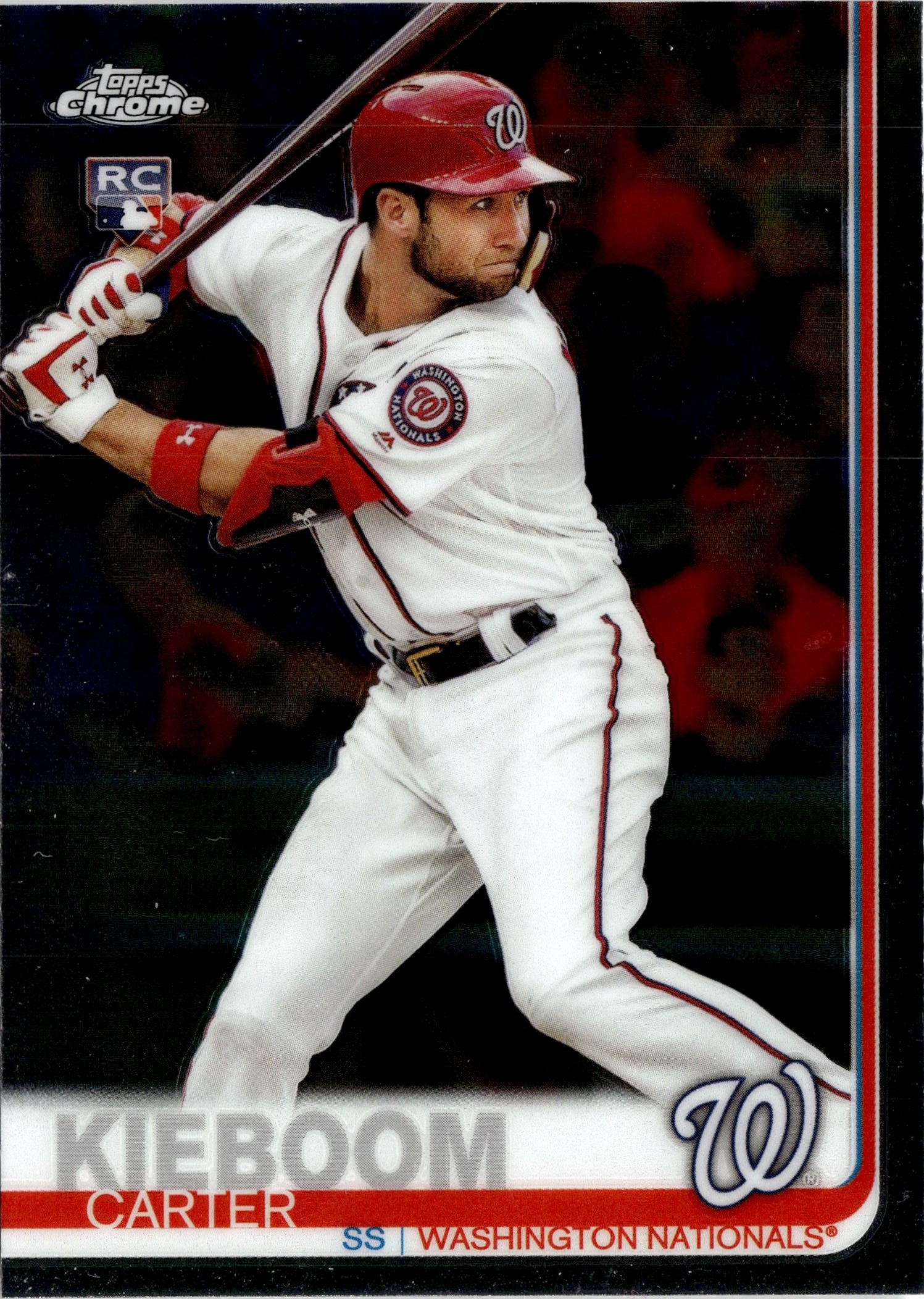 2019 Topps Chrome Update Carter Kieboom graded slab