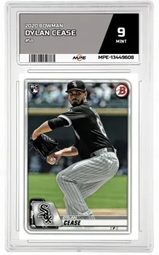2020 BOWMAN #58 DYLAN CEASE MPE 9 MINT — graded card up for auction