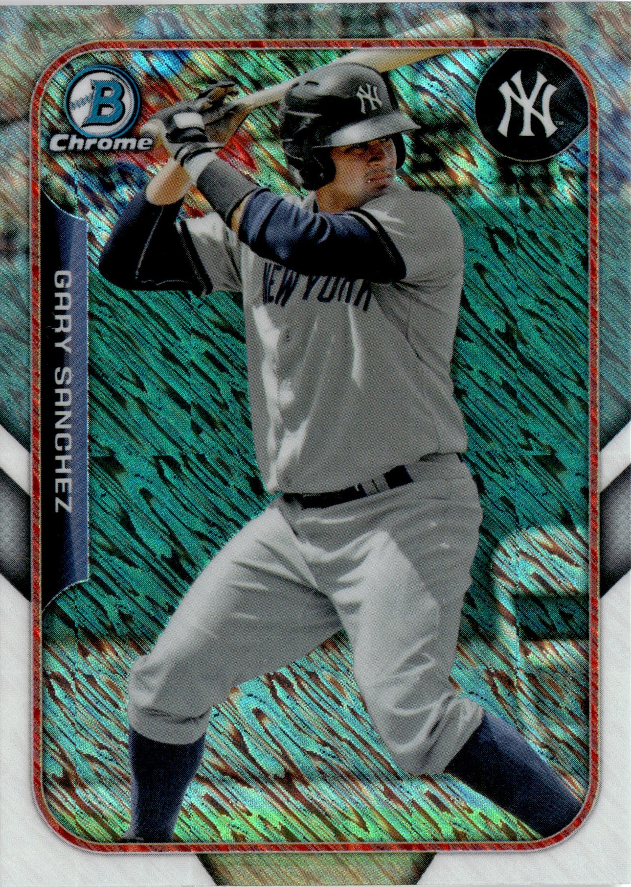 2015 Bowman Chrome Gary Sanchez graded slab
