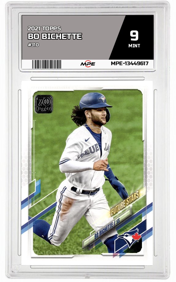 2021 TOPPS #310 BO BICHETTE MPE 9 MINT — graded card auctioned from the MPE vault