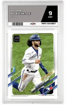 2021 TOPPS #310 BO BICHETTE MPE 9 MINT — graded card up for auction