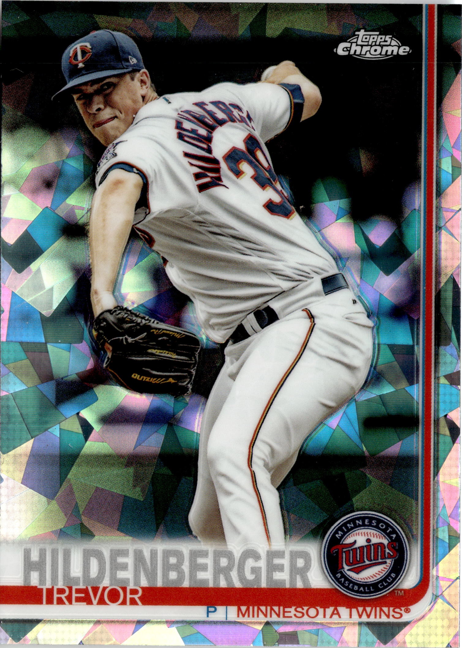 2019 Topps Chrome Trevor Hildenberger graded slab