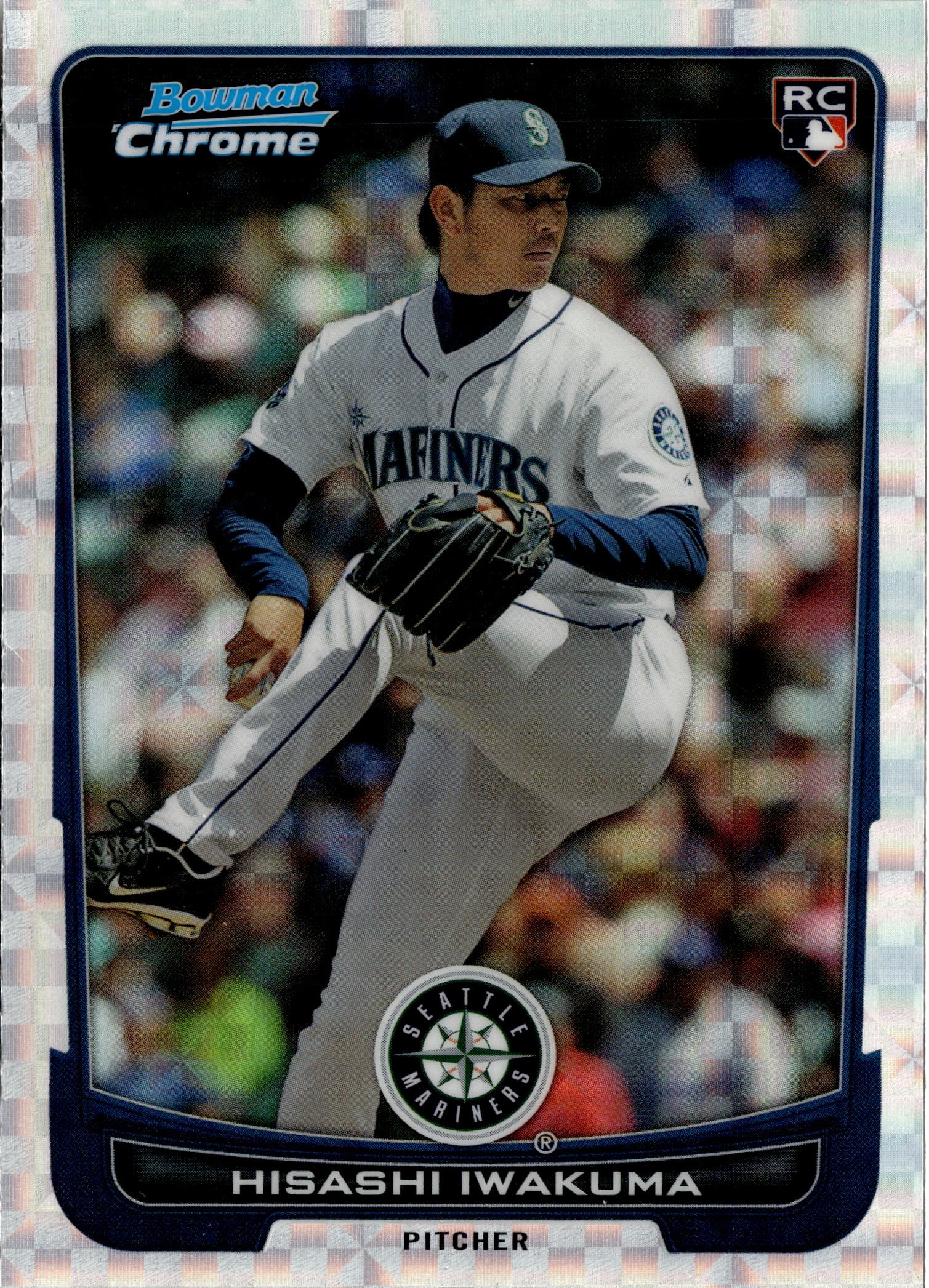 2012 Bowman Chrome Hisashi Iwakuma graded slab