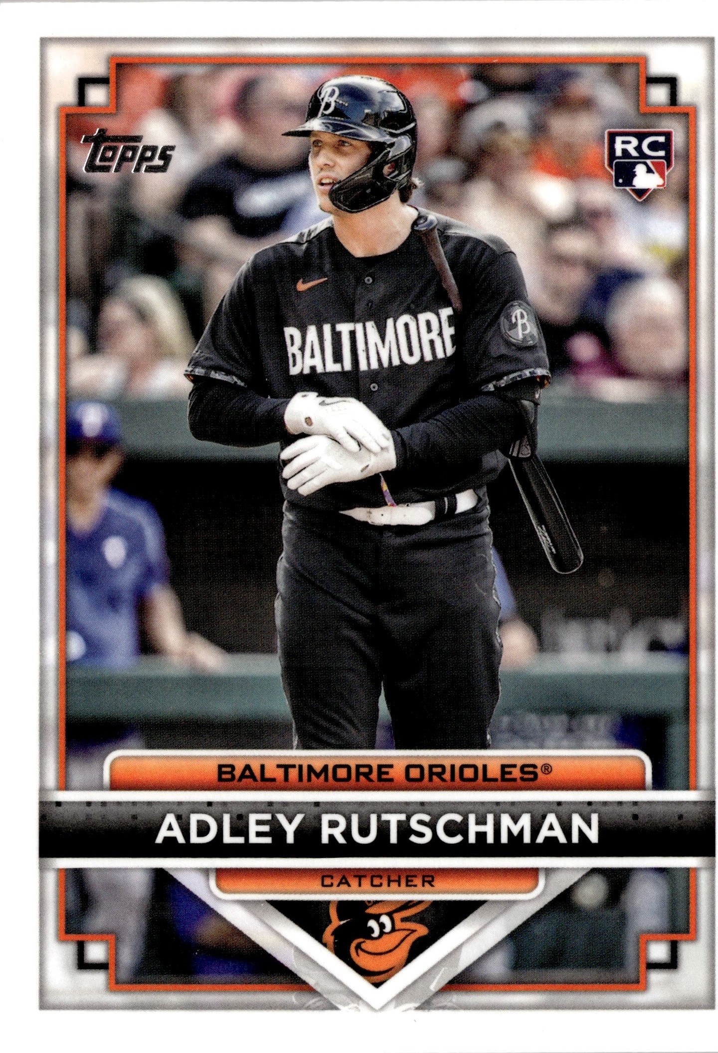 2023 Topps Flagship Collection Adley Rutschman graded slab