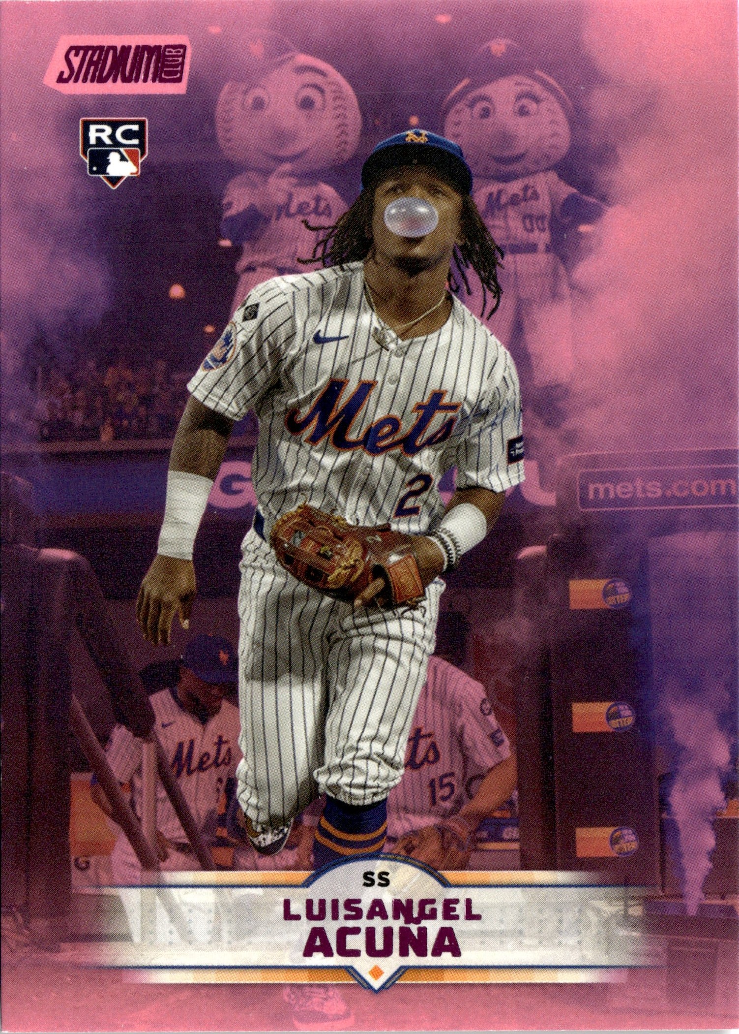 2025 Topps Stadium Club Luisangel Acuña graded slab