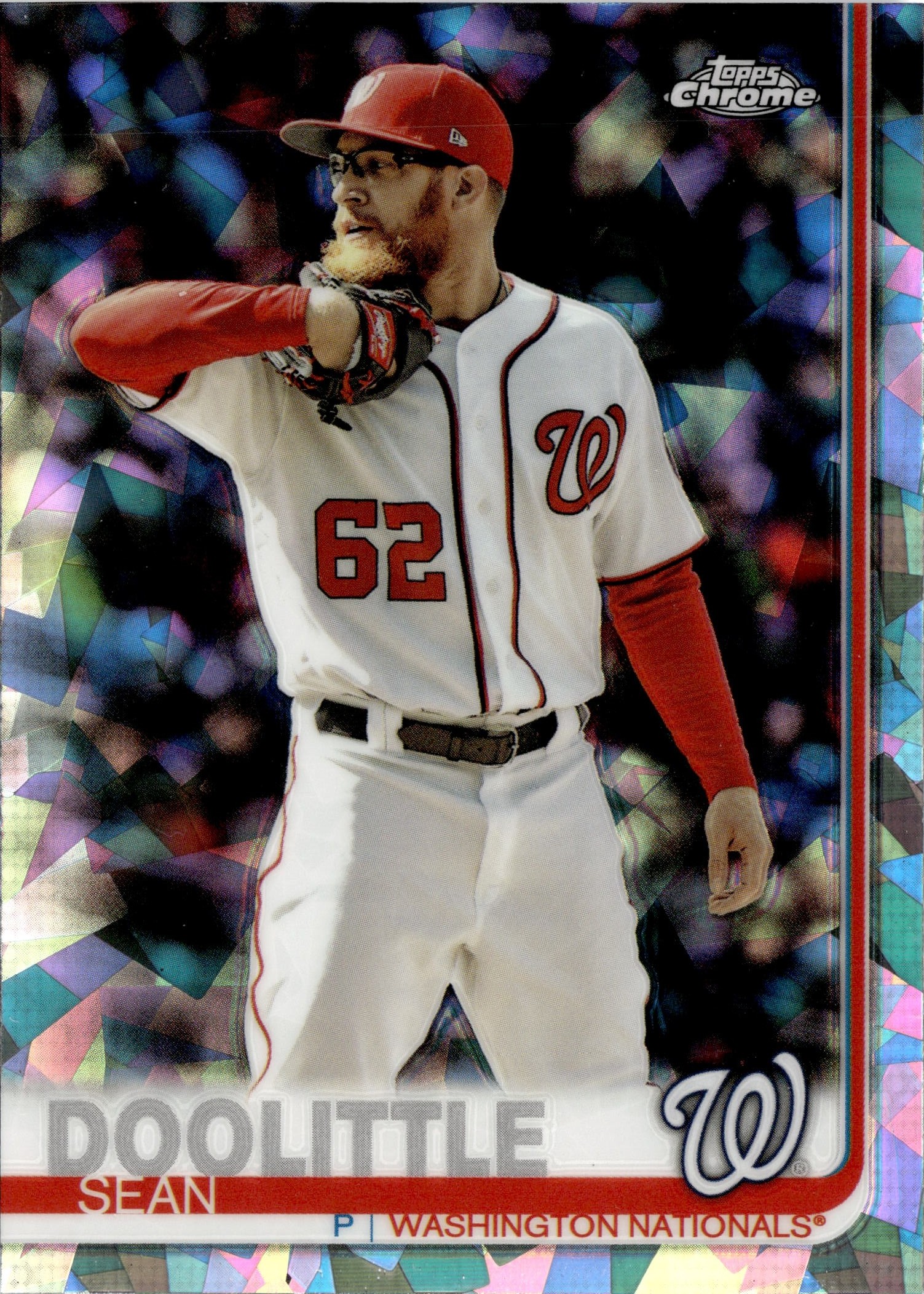 2019 Topps Chrome Sean Doolittle graded slab