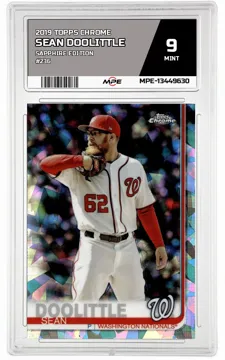 2019 TOPPS CHROME SAPPHIRE EDITION #236 SEAN DOOLITTLE MPE 9 MINT — graded card up for auction