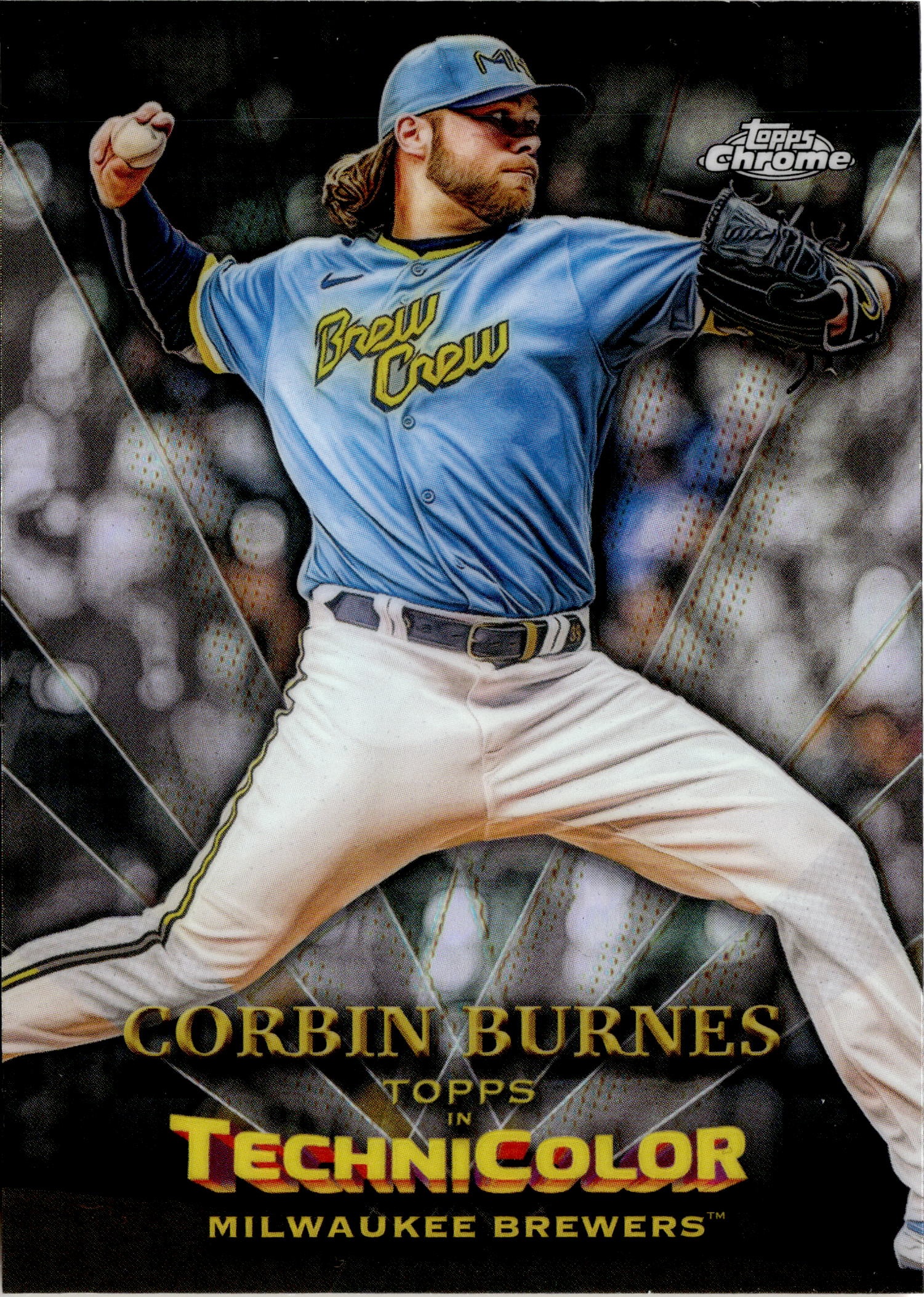 2023 Topps Chrome Corbin Burnes graded slab