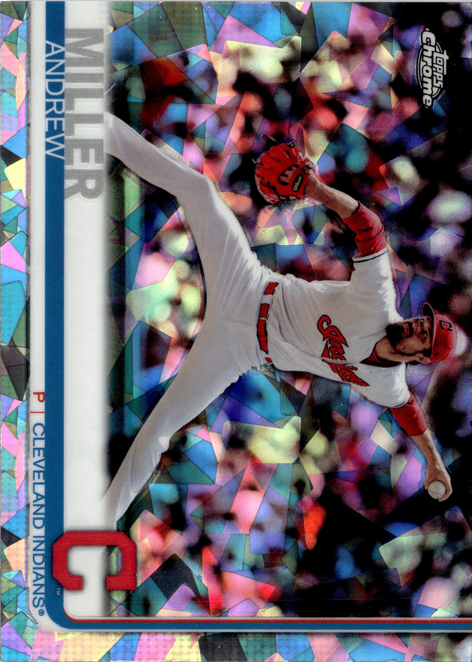 2019 Topps Chrome Andrew Miller graded slab
