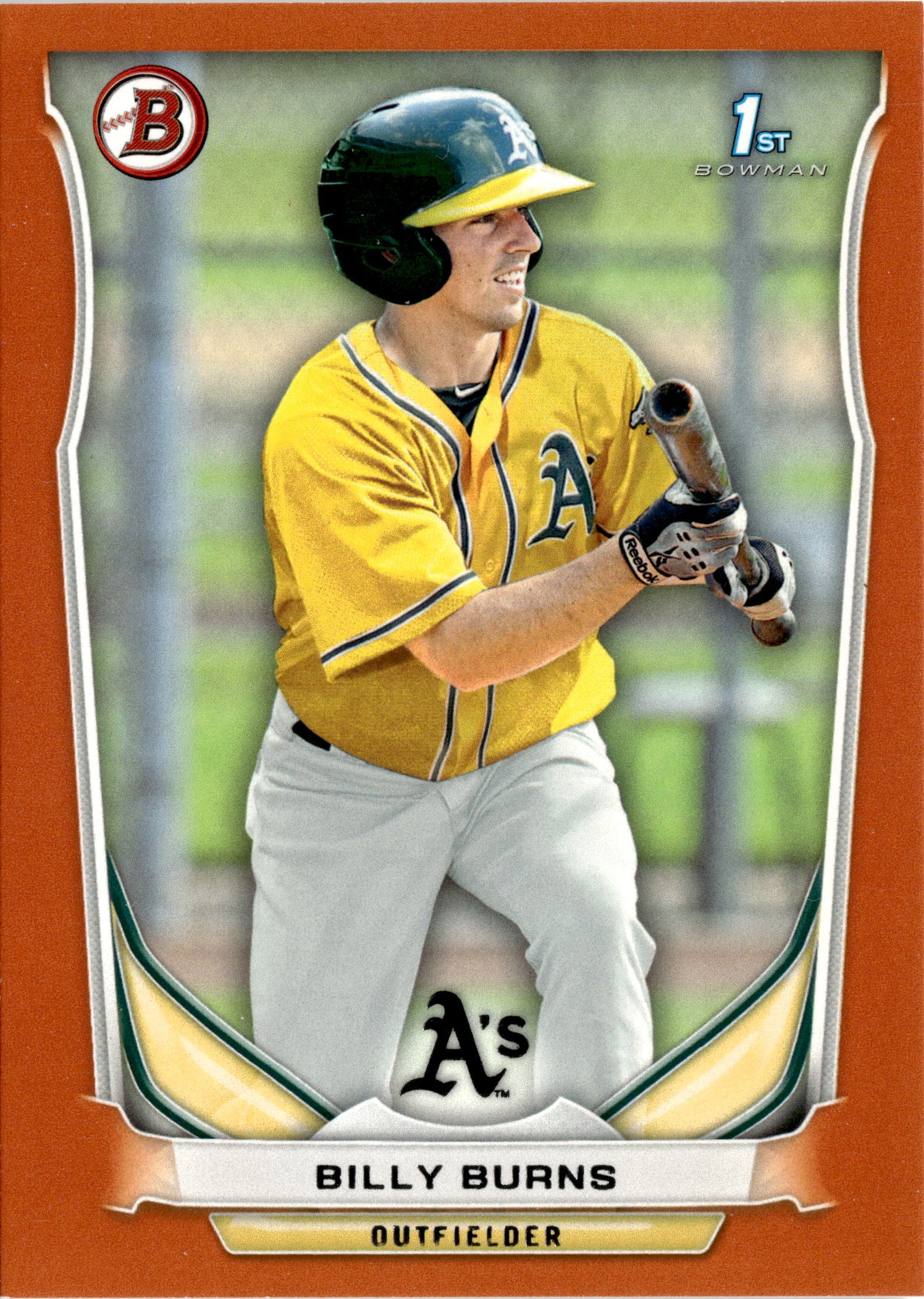 2014 Bowman Billy Burns graded slab
