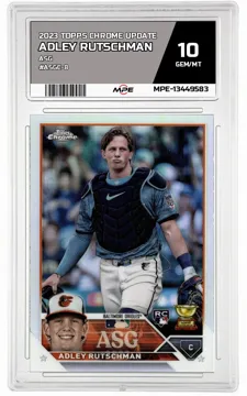 2023 TOPPS CHROME UPDATE ASG #ASGC-8 ADLEY RUTSCHMAN MPE 10 GEM/MT — graded card up for auction