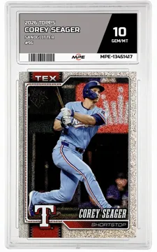 2026 TOPPS Sandglitter #96 COREY SEAGER MPE 10 GEM/MT — graded card up for auction