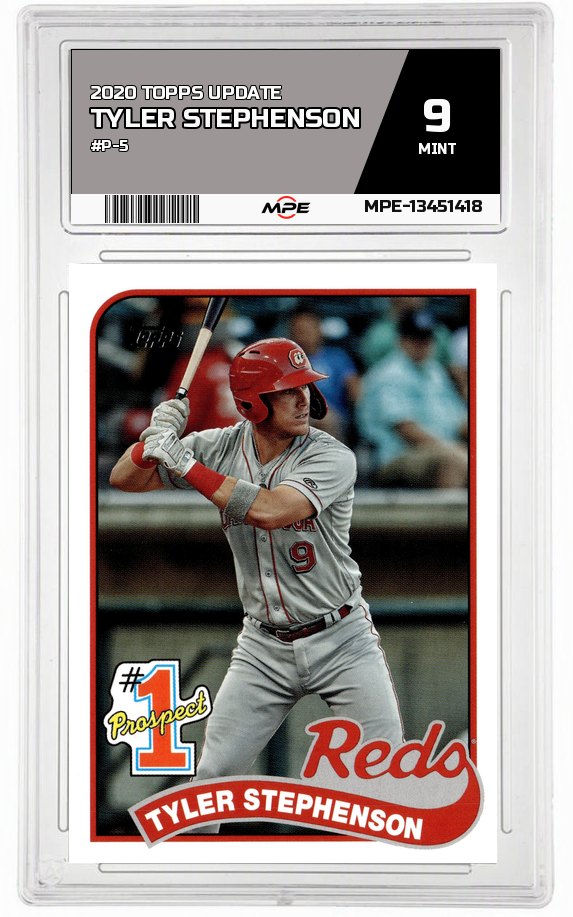 2020 TOPPS UPDATE #P-5 TYLER STEPHENSON MPE 9 MINT — graded card auctioned from the MPE vault
