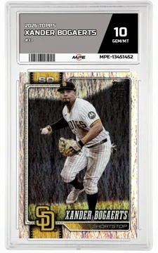 2026 TOPPS #33 XANDER BOGAERTS MPE 10 GEM/MT — graded card up for auction