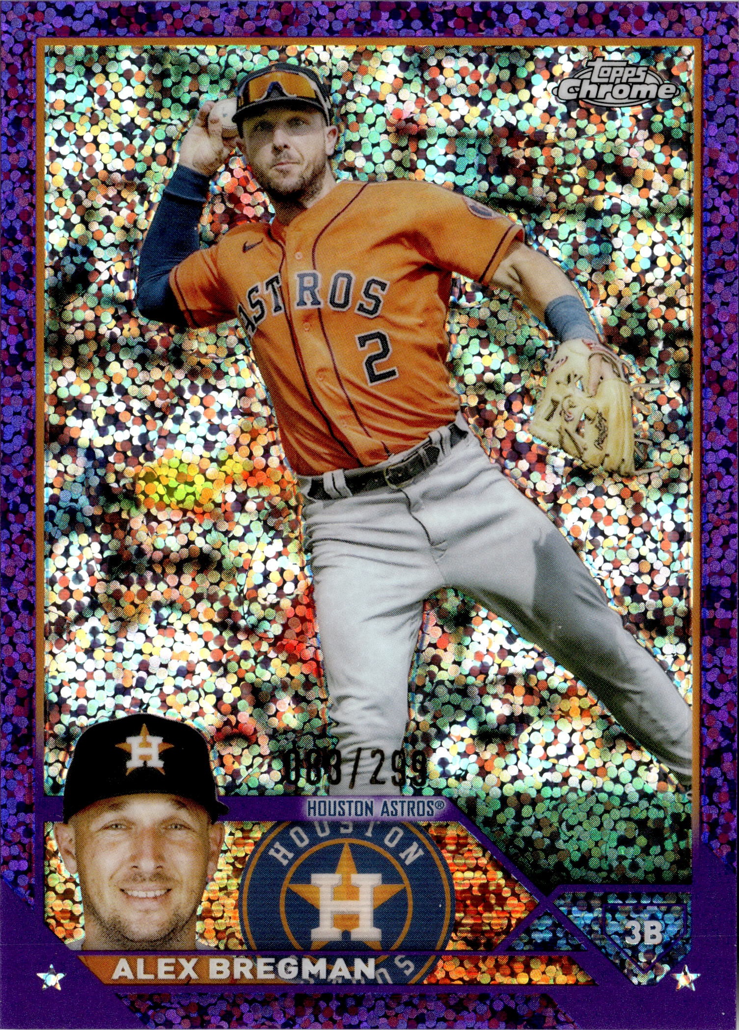 2023 Topps Chrome Alex Bregman graded slab