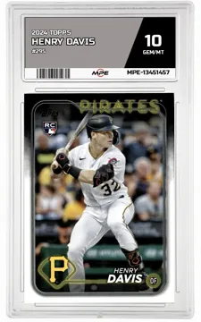 2024 TOPPS #295 HENRY DAVIS MPE 10 GEM/MT — graded card up for auction