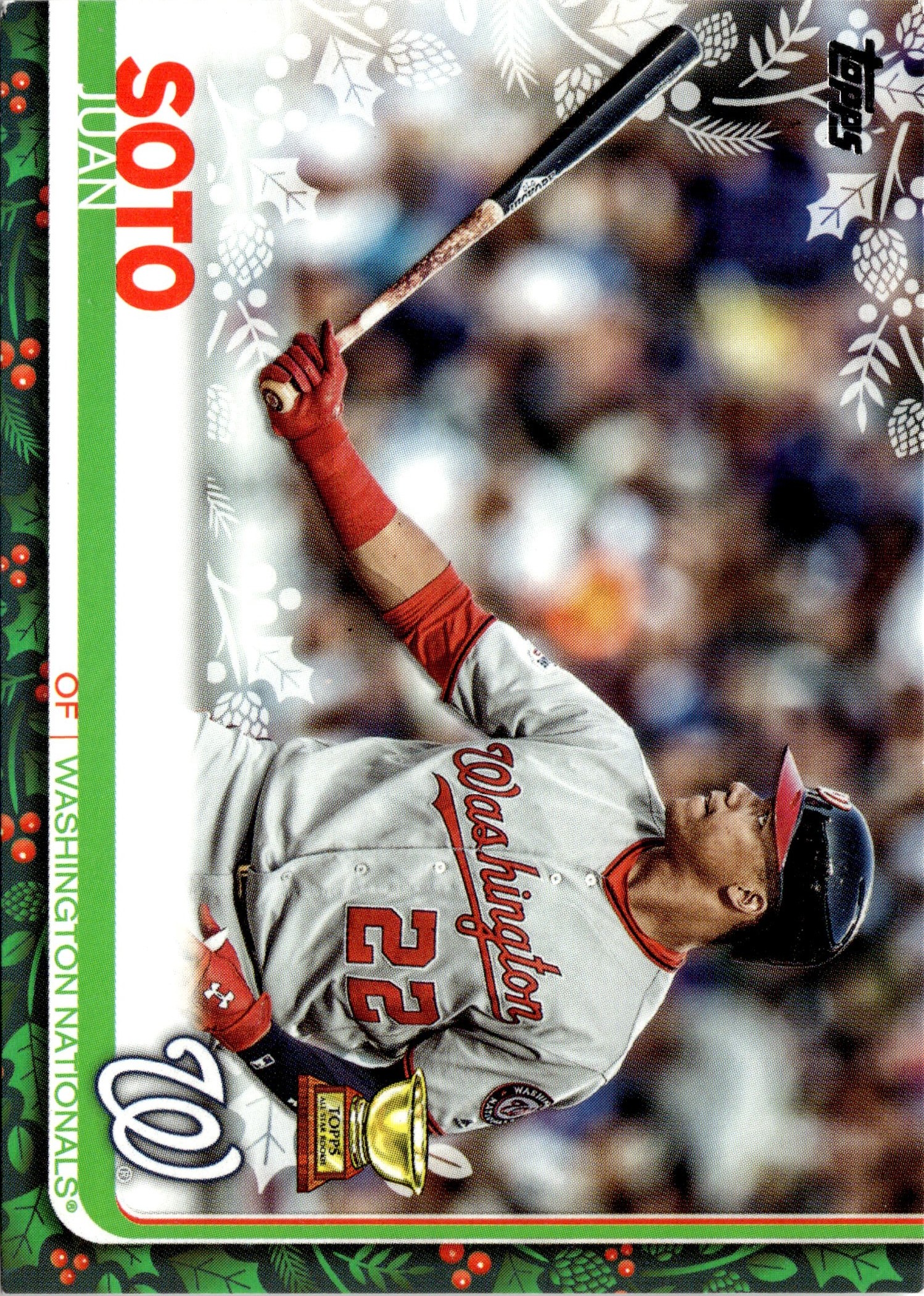 2019 Topps Holiday Juan Soto graded slab