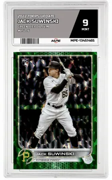 2022 TOPPS UPDATE Green Ice Foil /499 #US236 JACK SUWINSKI MPE 9 MINT — graded card up for auction
