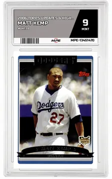 2006 TOPPS UPDATES & HIGHLIGHTS #UH138 MATT KEMP MPE 9 MINT — graded card up for auction