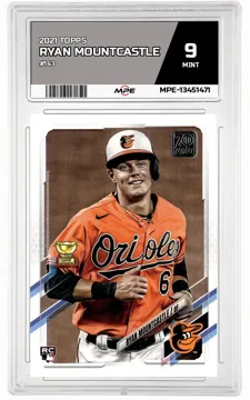 2021 TOPPS #143 RYAN MOUNTCASTLE MPE 9 MINT — graded card up for auction