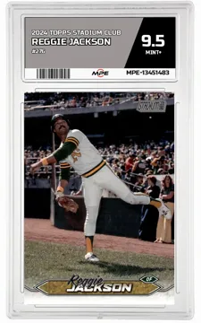 2024 TOPPS STADIUM CLUB #276 REGGIE JACKSON MPE 9.5 MINT+ — graded card up for auction