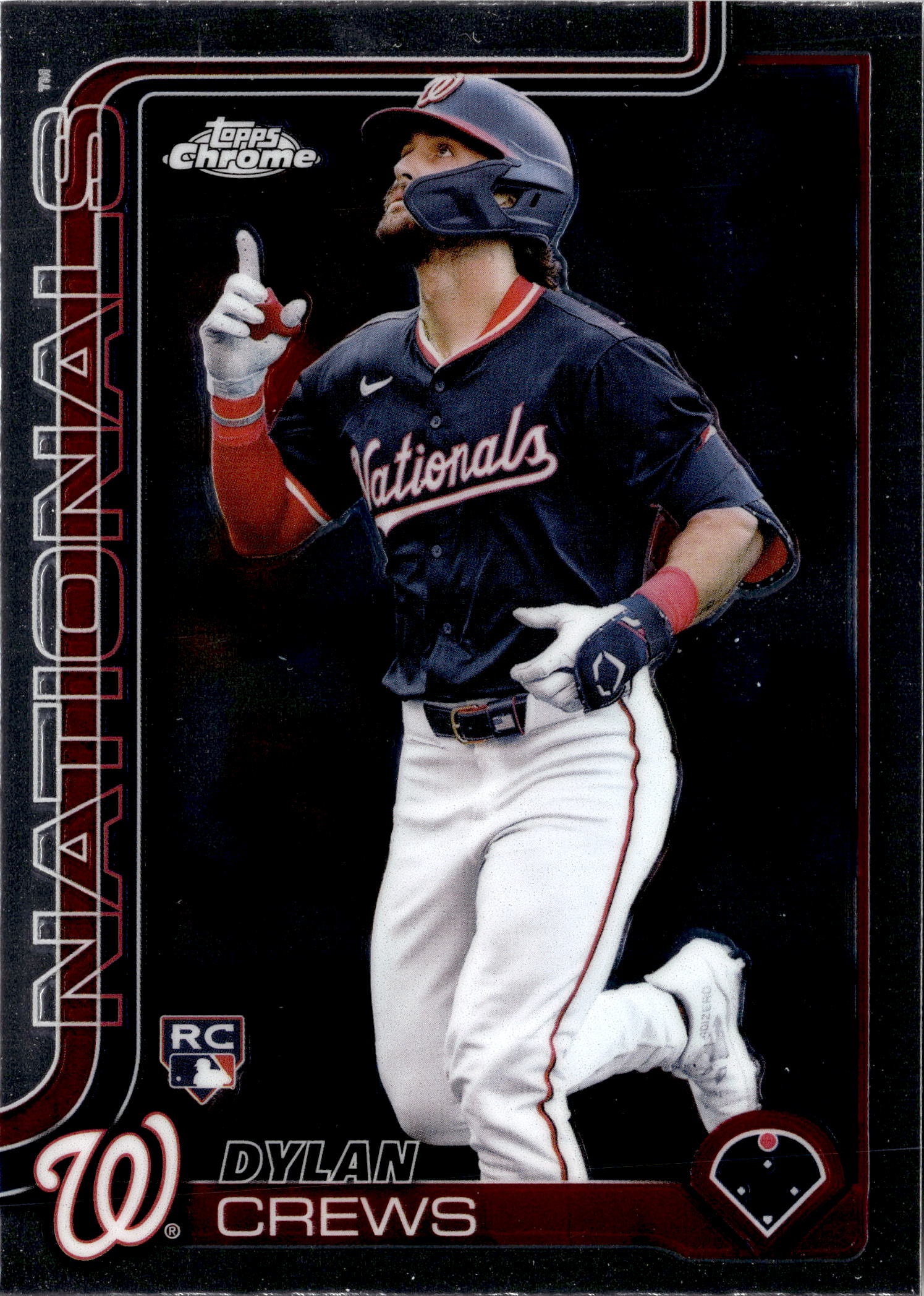 2025 Topps Chrome Dylan Crews graded slab
