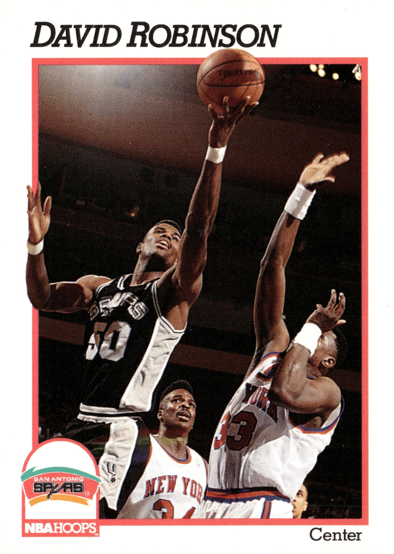 1991 Hoops David Robinson graded slab