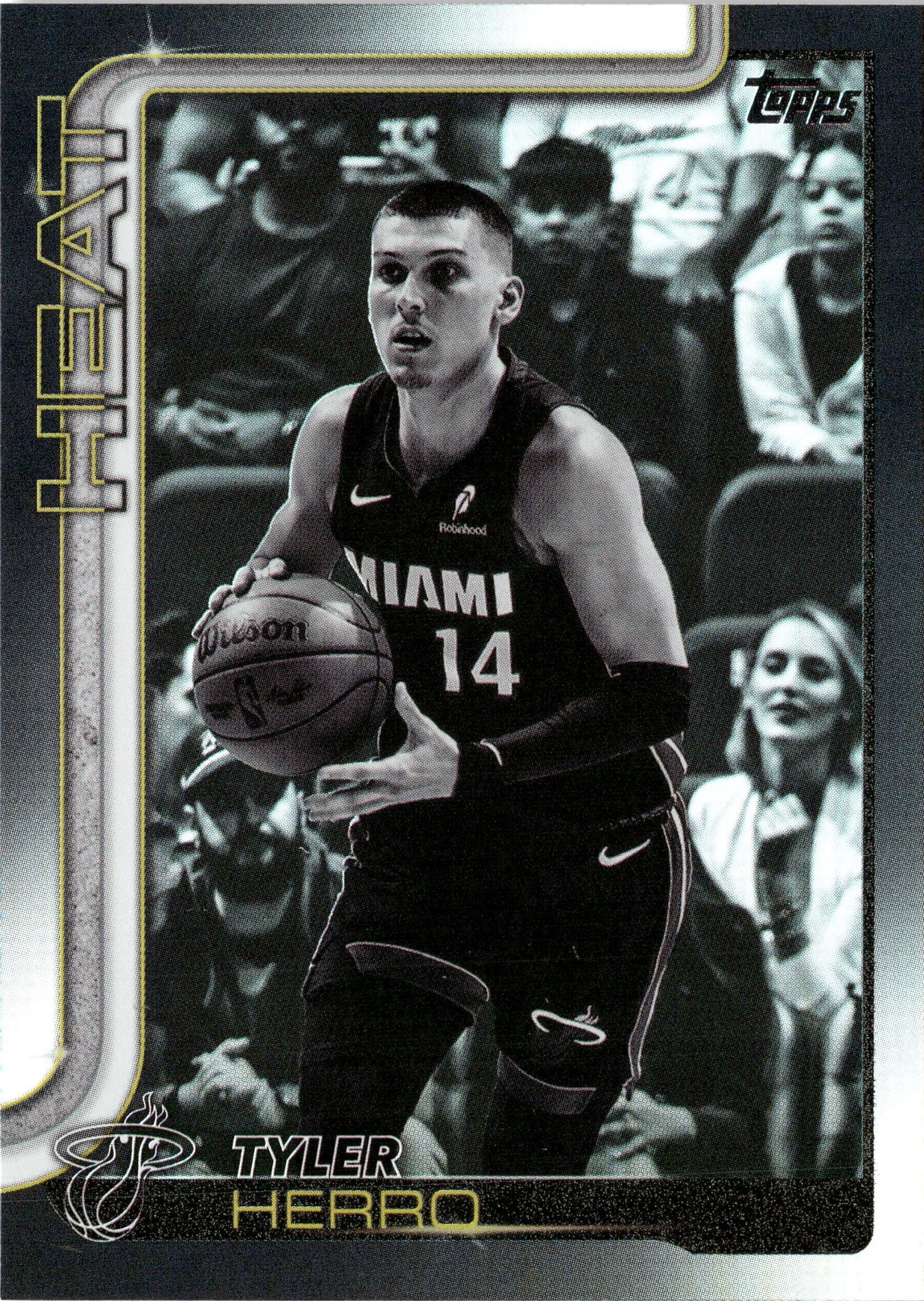2025 Topps Tyler Herro graded slab