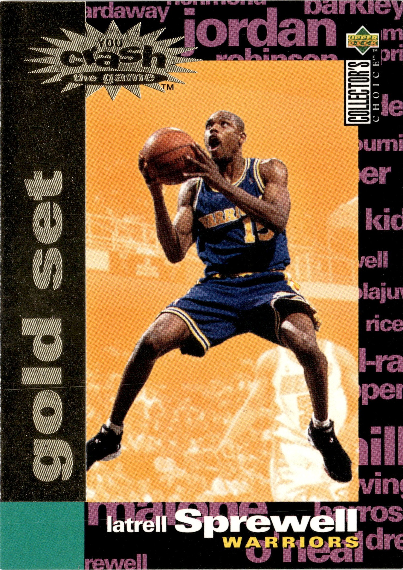 1995 Upper Deck Coll Choice Latrell Sprewell graded slab