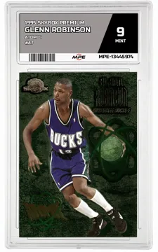 1995 SKYBOX PREMIUM Atomic #A7 GLENN ROBINSON MPE 9 MINT — graded card up for auction