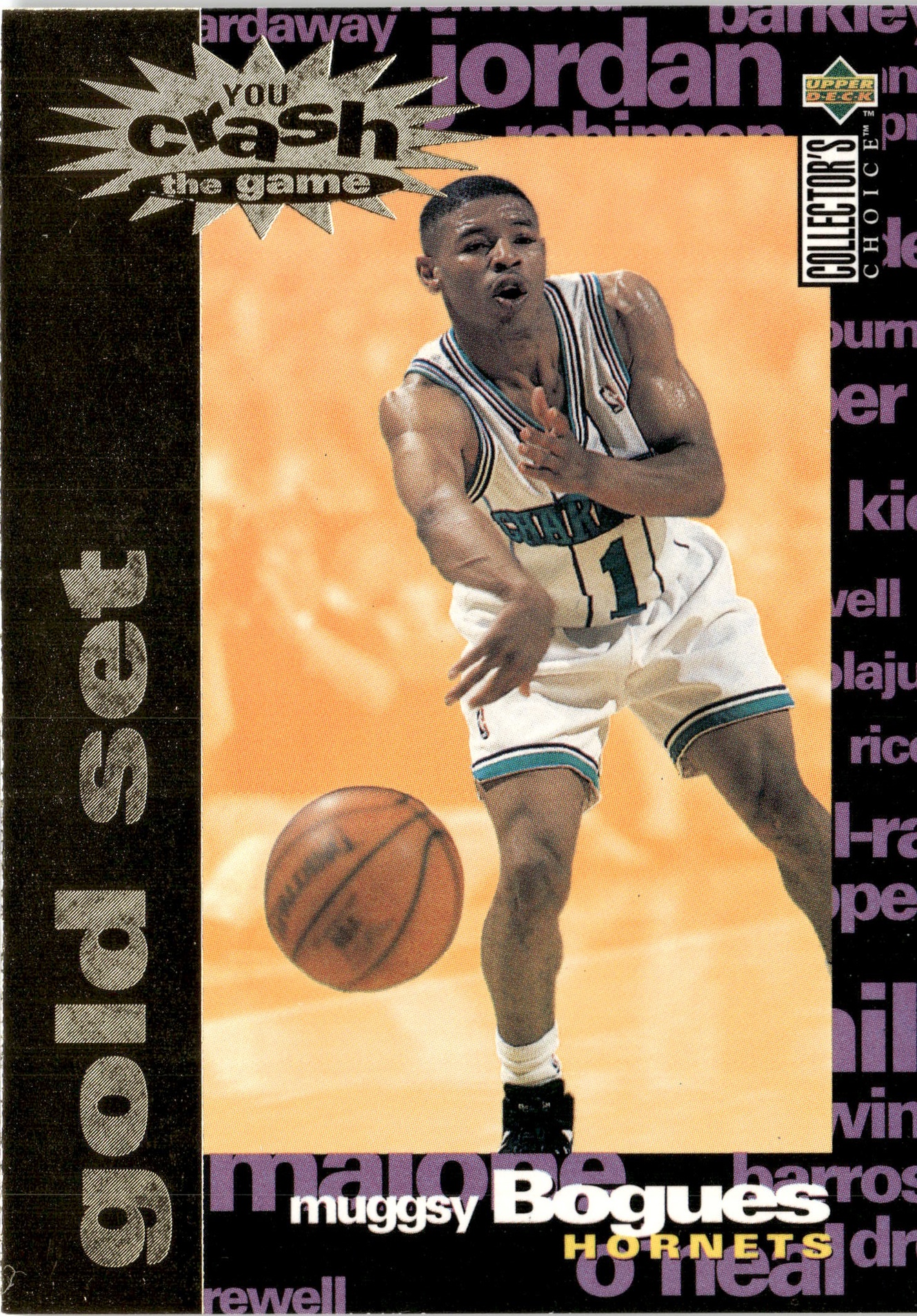 1995 Upper Deck Coll Choice Muggsy Bogues graded slab