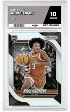 2025 PRIZM SILVER #185 RORI HARMON MPE 10 GEM/MT — graded card up for auction