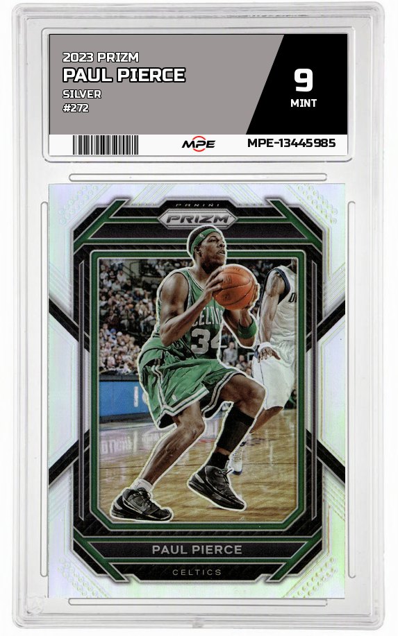 2023 PRIZM SILVER #272 PAUL PIERCE MPE 9 MINT — graded card auctioned from the MPE vault