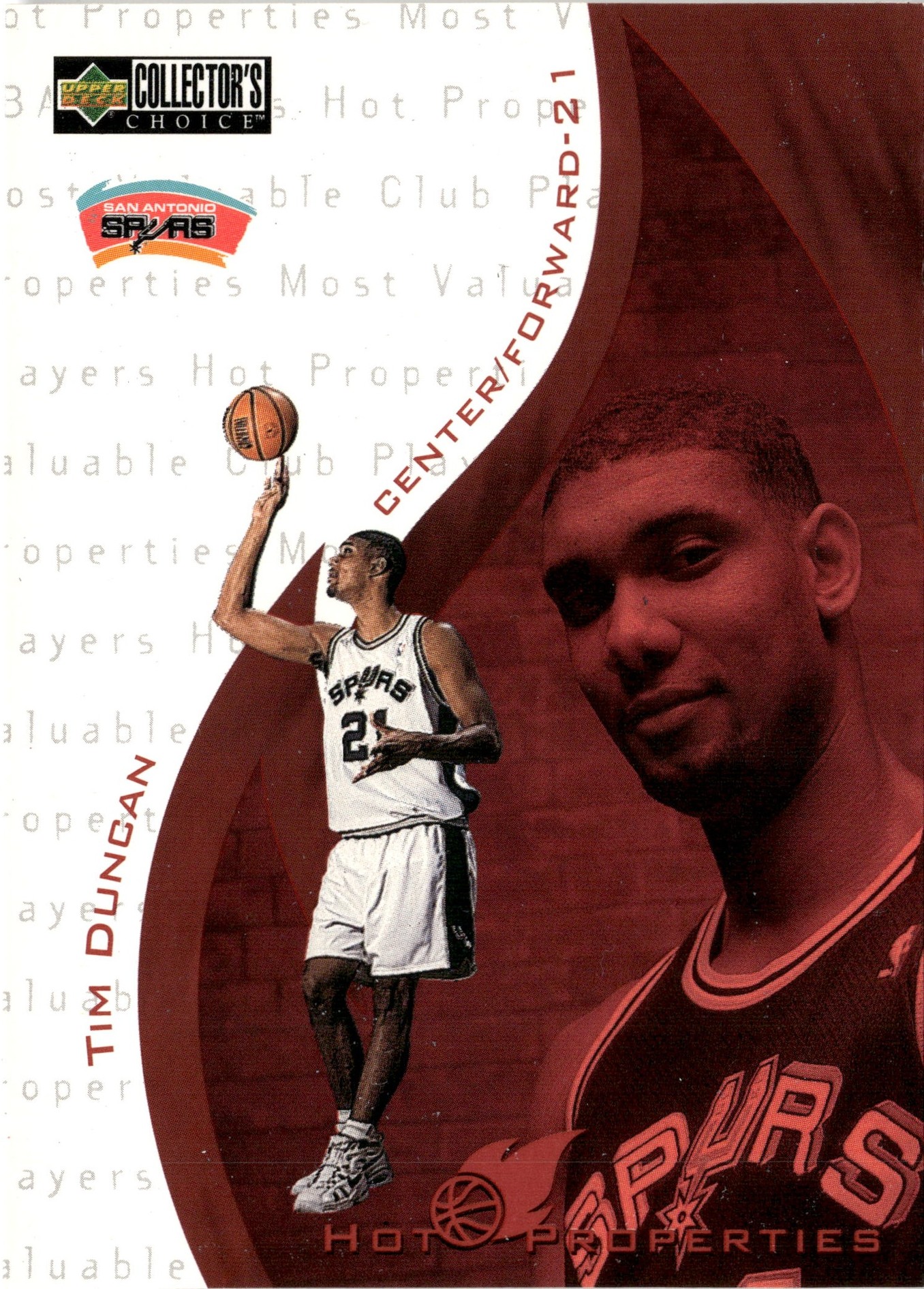 1997 Upper Deck Coll Choice Tim Duncan graded slab