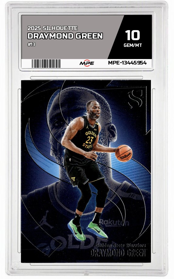 2025 SILHOUETTE #13 DRAYMOND GREEN MPE 10 GEM/MT — graded card auctioned from the MPE vault