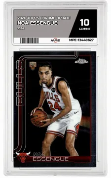 2026 TOPPS CHROME UPDATE #162 NOA ESSENGUE MPE 10 GEM/MT — graded card up for auction