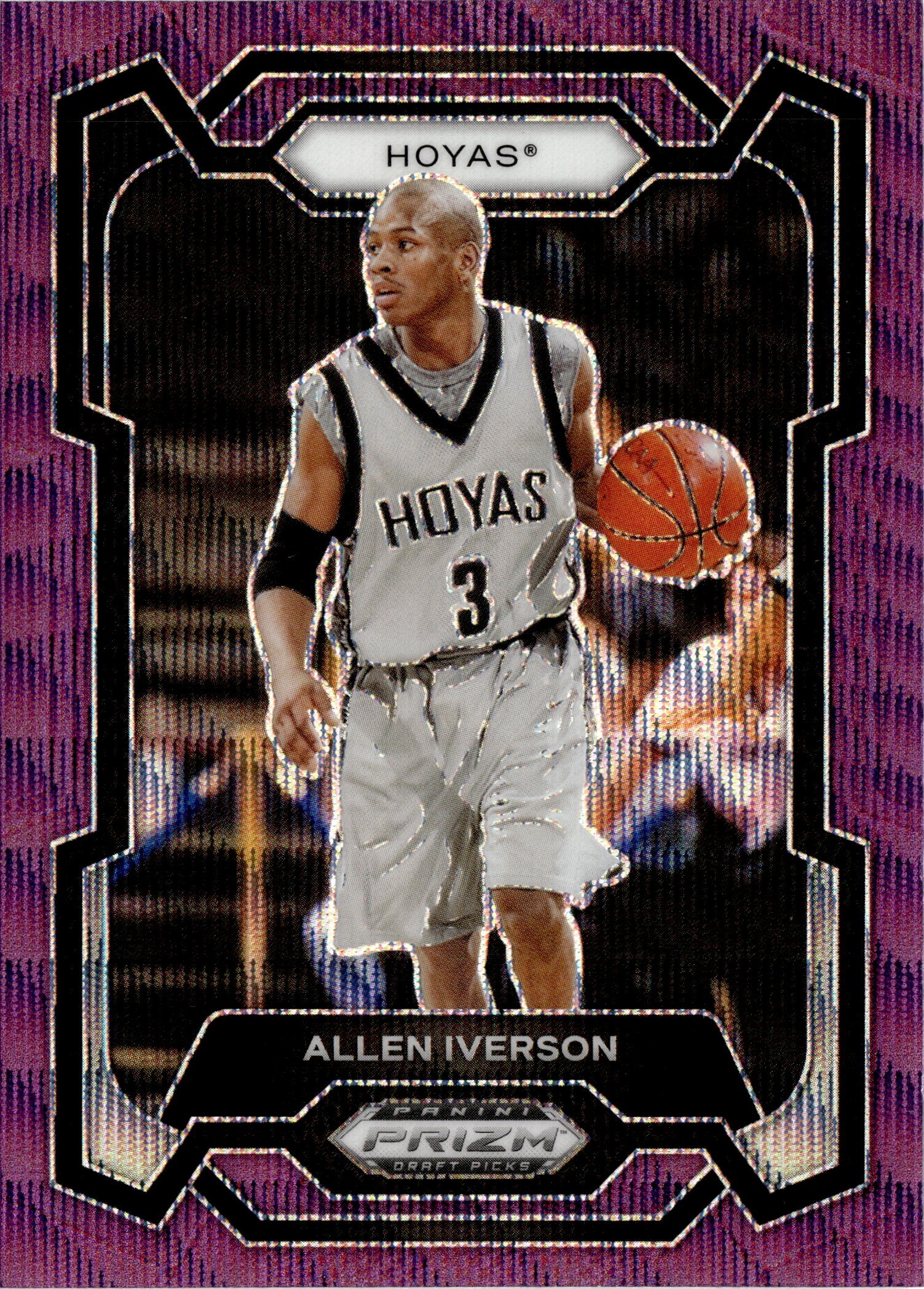 2024 Prizm Draft Picks Allen Iverson graded slab