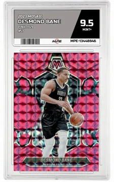 2023 MOSAIC PINK /149 #57 DESMOND BANE MPE 9.5 MINT+ — graded card up for auction