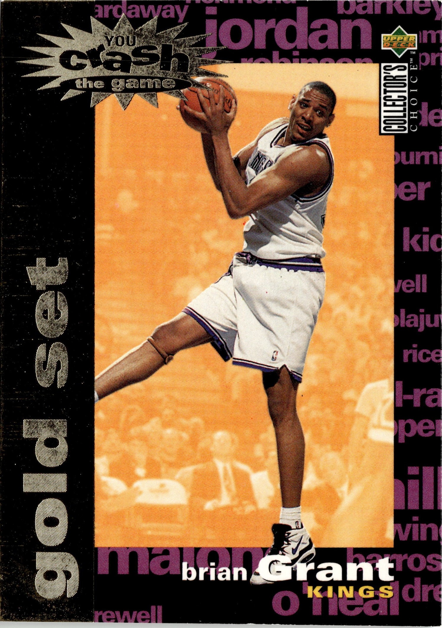 1995 UD Coll Choice Brian Grant graded slab