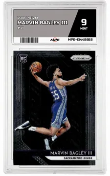2018 PRIZM #181 MARVIN BAGLEY III MPE 9 MINT — graded card up for auction