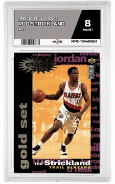 1995 UD COLL CHOICE #C13 ROD STRICKLAND MPE 8 NM/MT — graded card up for auction