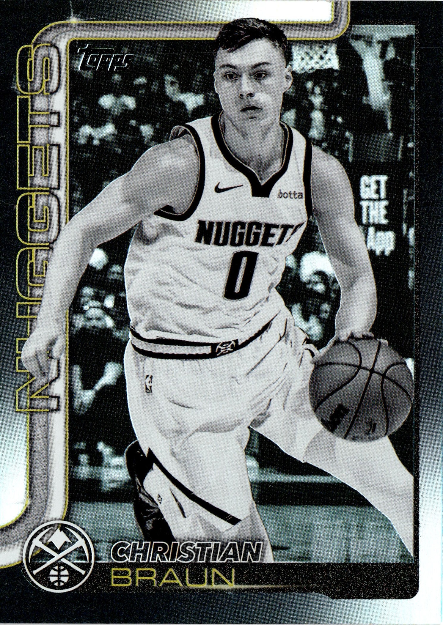 2025 Topps Christian Braun graded slab